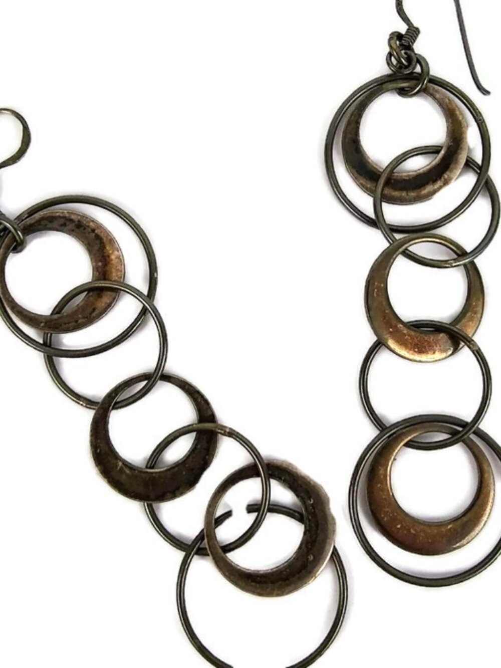 Circle Earrings Women's Costume Jewelry - Picture 3 of 3